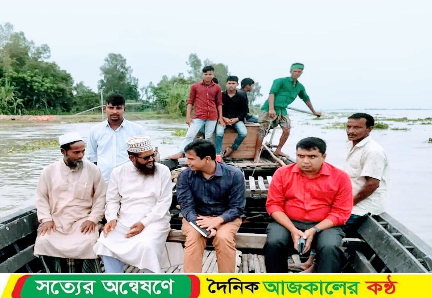 ফুলছড়ি উপজেলার নদী ভাঙন এলাকা পরিদর্শন করলেন পানি উন্নয়ন বোর্ডের নির্বাহী প্রকৌশলী