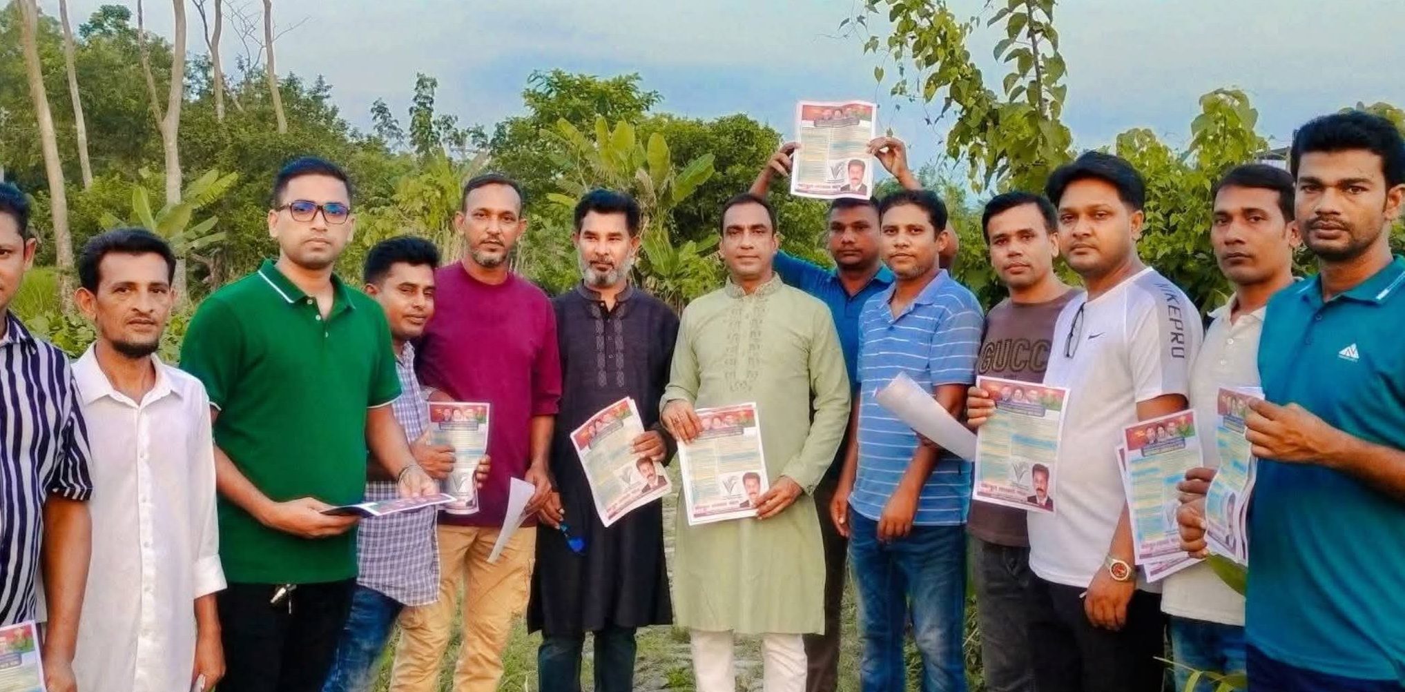 বিএনপি’র’র ৩১ দফা বাস্তবায়নে বাকেরগঞ্জ যুবদলের গণসংযোগ ও লিফলেট বিতরণ