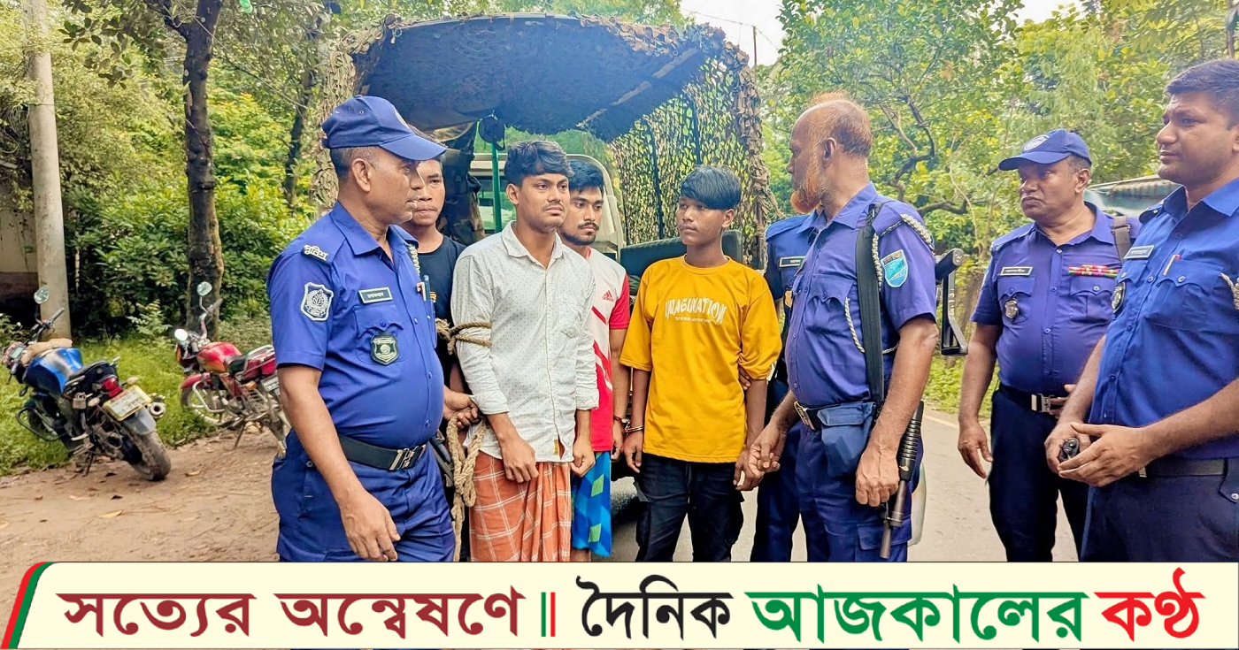 কালিয়াকৈরে ঠাকুরপাড়ায় বাংলা মদের আস্তানায় যৌথবাহিনীর অভিযান