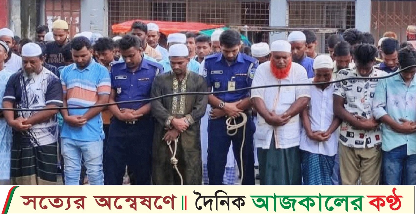 খালিয়াজুরী যুবলীগ নেতা ৮ ঘন্টার জন্য প্যারোলে মুক্তি বাবার জানাজার জন্য