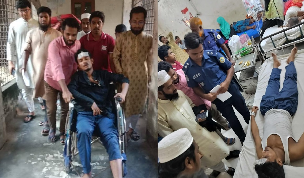 বোরহানউদ্দিনে সন্ত্রাসীদের হামলা শিকার শিবির নেতা