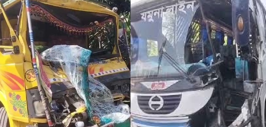 ঢাকা-ভাঙ্গা এক্সপ্রেসওয়েতে বাস ও ট্রাকের সংঘর্ষে ২ বাস যাত্রী নিহত