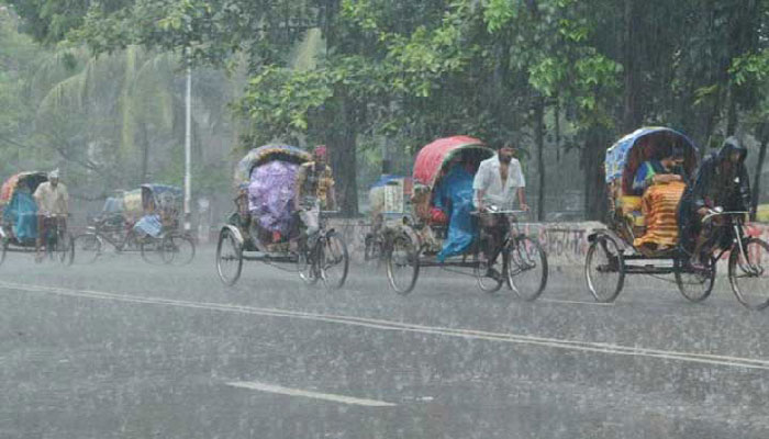 টানা বৃষ্টির আভাস