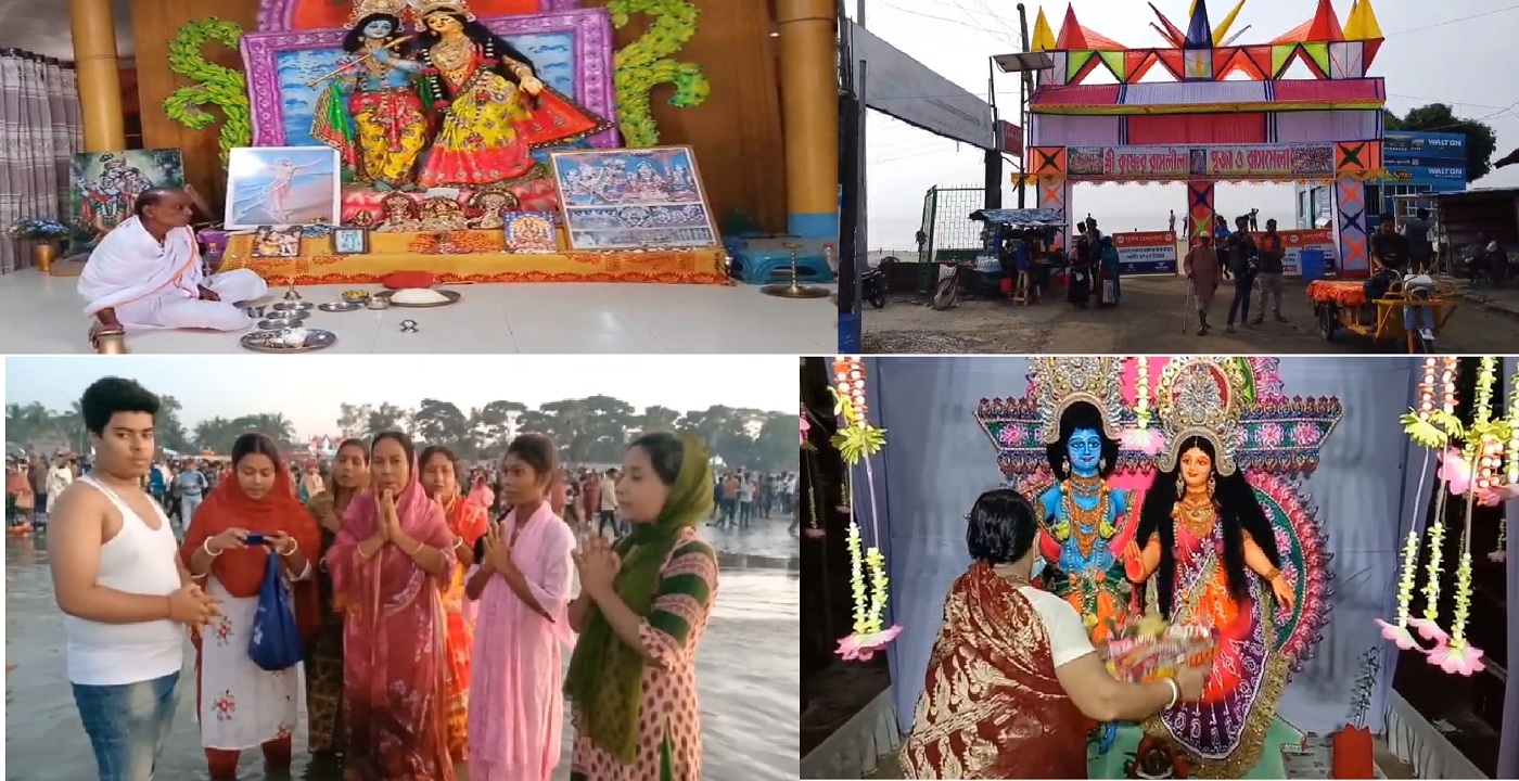 সাগরকন্যা কুয়াকাটায় রাস পূজা উ’দযাপনে সকল প্রস্তুতি সম্পন্ন, ভিড় বাড়ছে পূণ্যার্থীদের