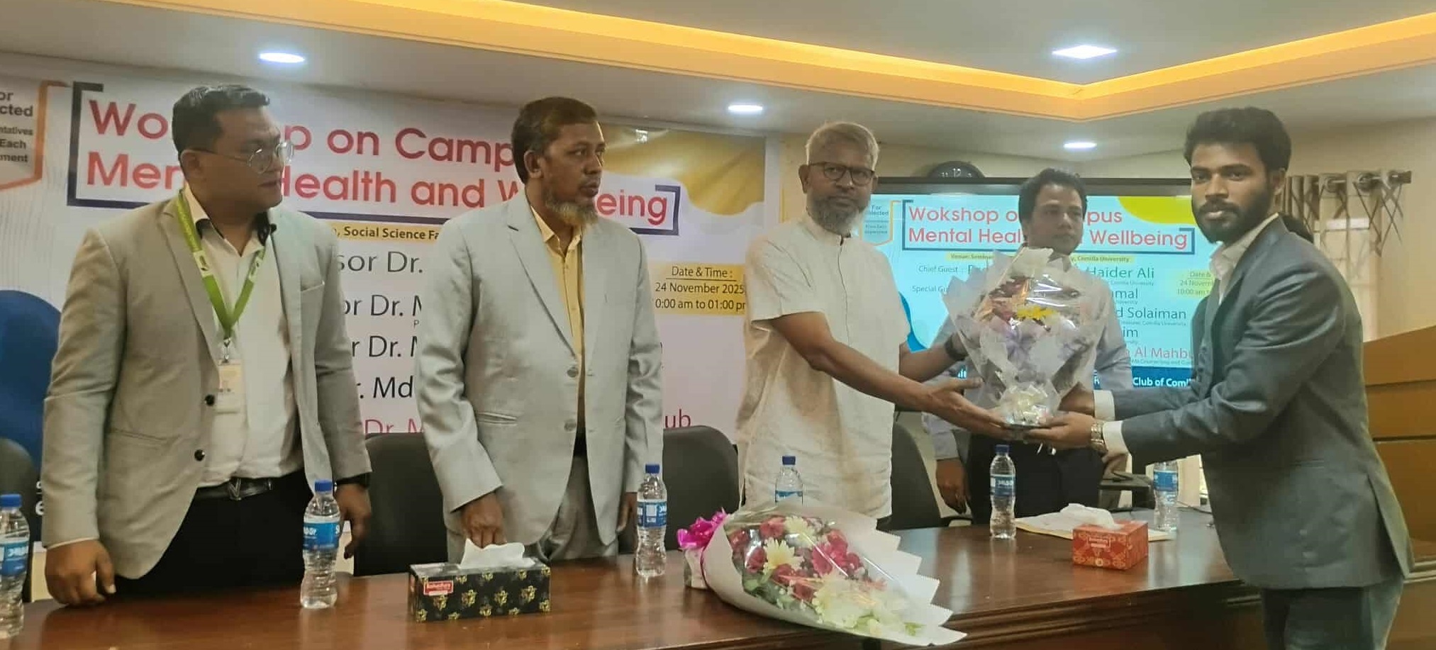 কুবিতে ‘ক্যাম্পাস মেন্টাল হেলথ অ্যান্ড ওয়েলবিইং’ শীর্ষক কর্মশালা অনুষ্ঠিত