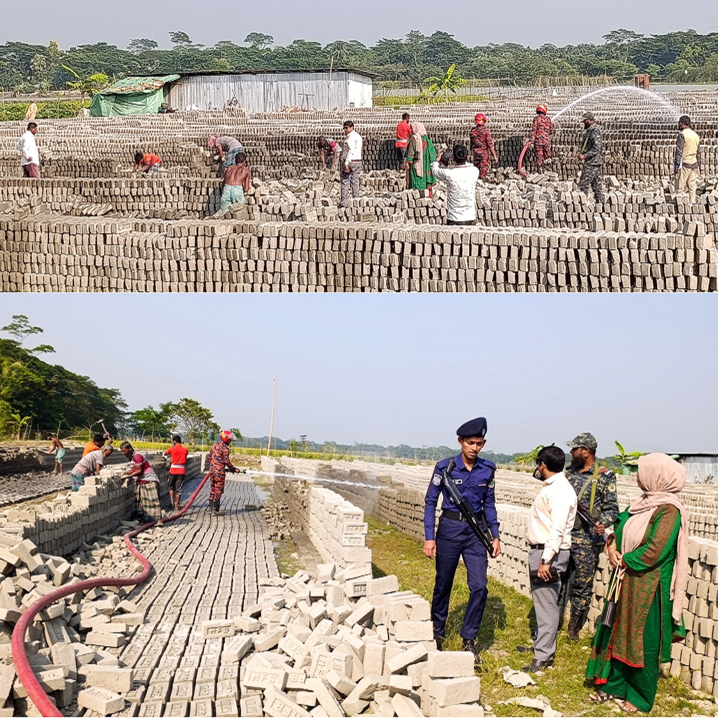 দুমকিতে অবৈধ ইটভাটা উচ্ছেদ, প্রশাসনের কঠোর অবস্থান