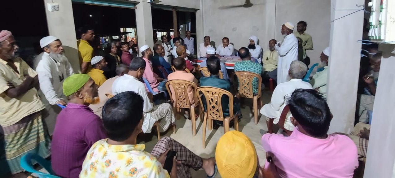 মধ্যনগর উপজেলাধীন জনতা বাজারের আইনশৃঙ্খলা রক্ষায় মতবিনিময় সভা