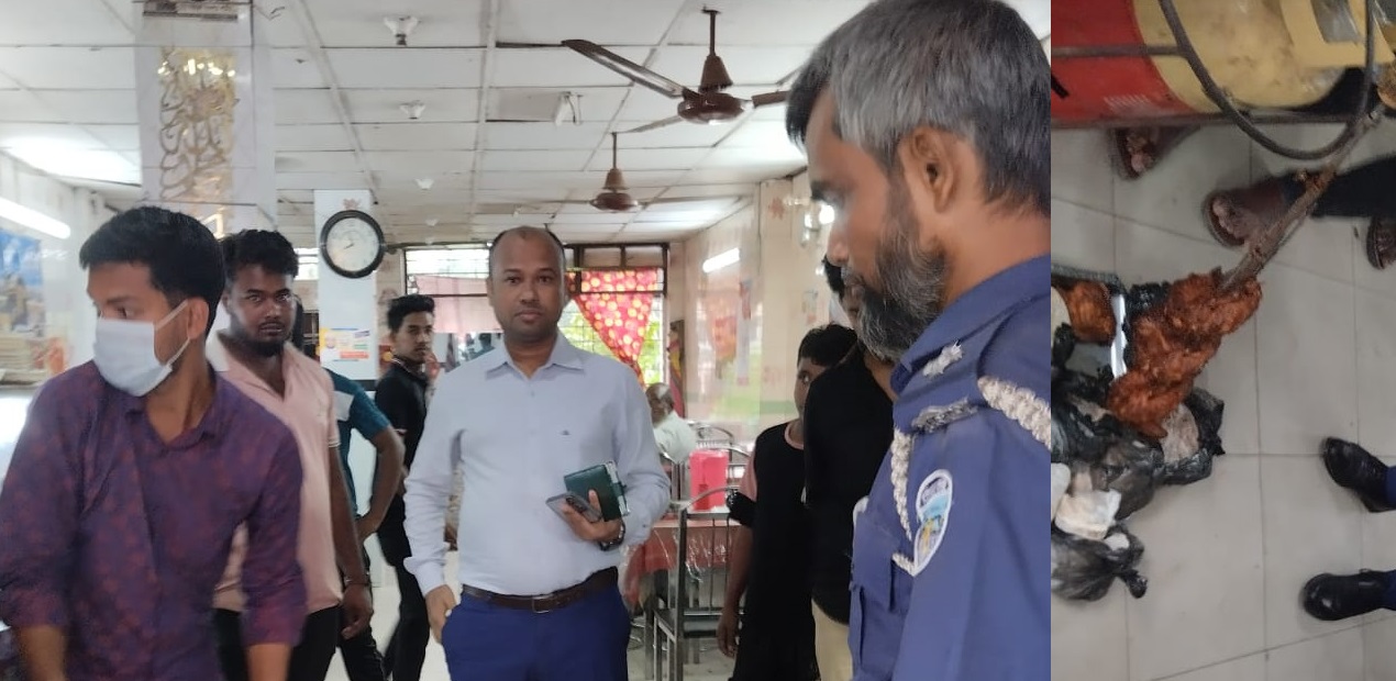 দেবিদ্বারে ফ্রিজে পচা খাবার রাখায় তিন হোটেল’কে ৩০ হাজার টাকা জরিমানা