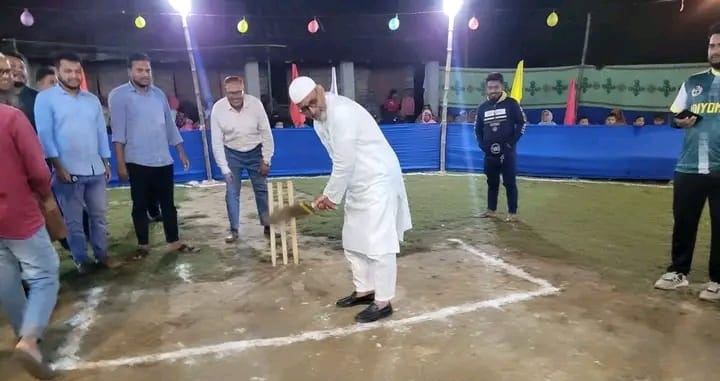 শহীদ জিয়া স্মৃতি ক্রিকেট নাইট টুর্নামেন্ট ২০২৫-এর ফাইনাল খেলার শুভ উদ্বোধন