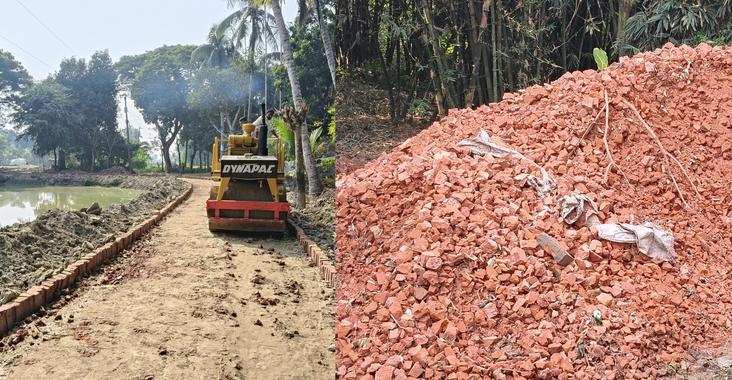 কালীগঞ্জে আড়াই কোটি টাকার কাজে ব্যাপক অনিয়মে ক্ষুব্ধ এলাকাবাসী