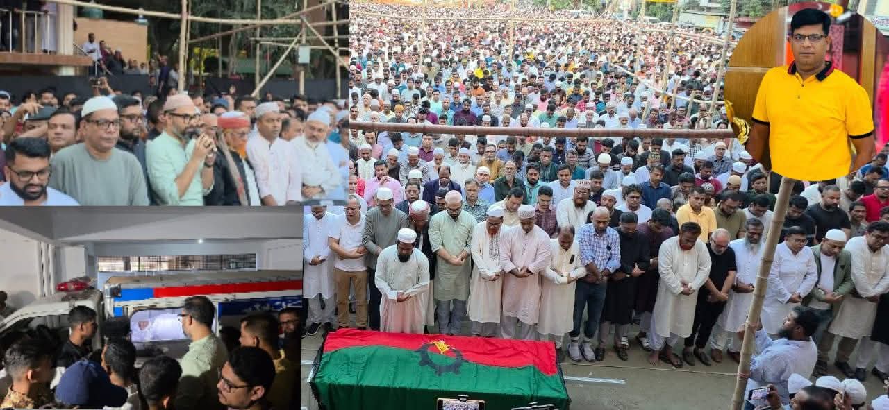 মিরপুর পল্লবীতে যুব নেতা গোলাম কিবরিয়ার জানাজায় জনস্রোত