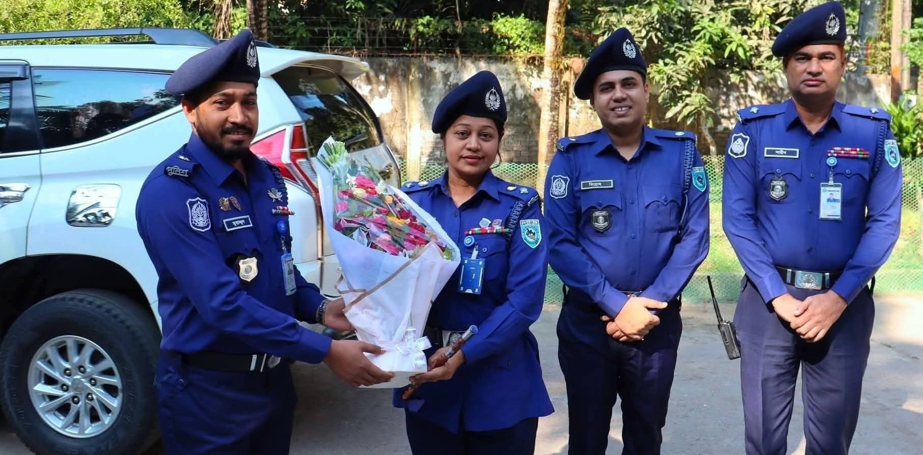 গাইবান্ধায় পুলিশ সুপার নিশাত এ্যঞ্জেলার “বি-সার্কেল অফিস পরিদর্শন