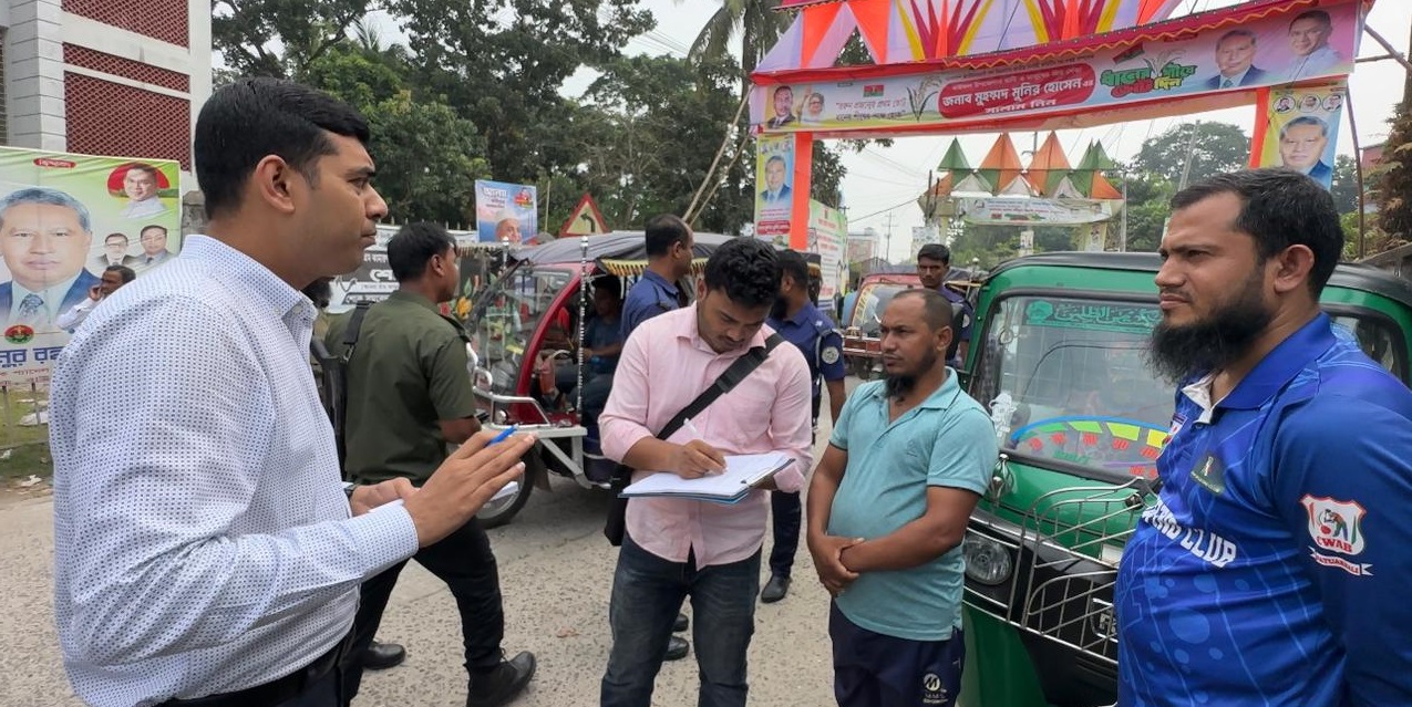 বাউফল ৯ গাড়ী চালকে জেল জরিমানা