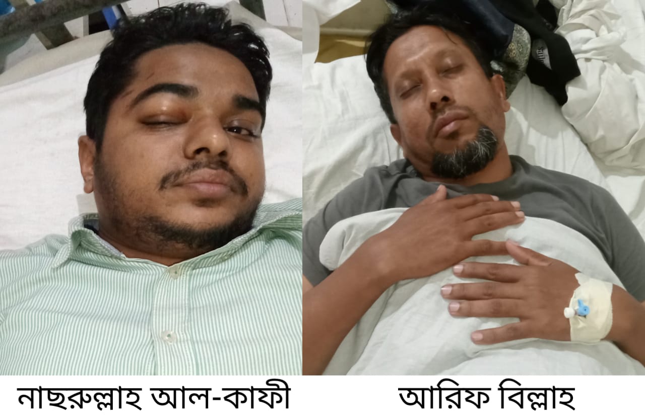 পিরোজপুরে দুর্বৃত্তদের হামলায় দুই সাংবাদিক আহত