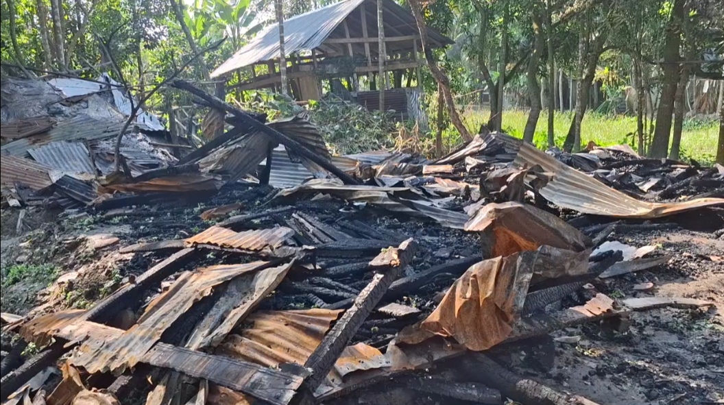 ইসলামী ছাত্র আন্দোলন পিরোজপুর পৌর শাখার সভাপতির বসত ঘরে আগুন
