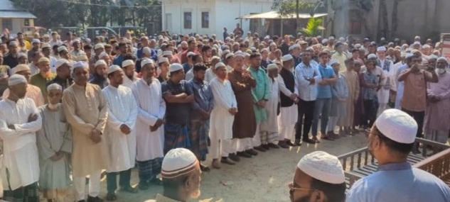 ভূমিকম্পে দেওয়াল ধসে নিহত বাবা-ছেলের দাফন সম্পন্ন