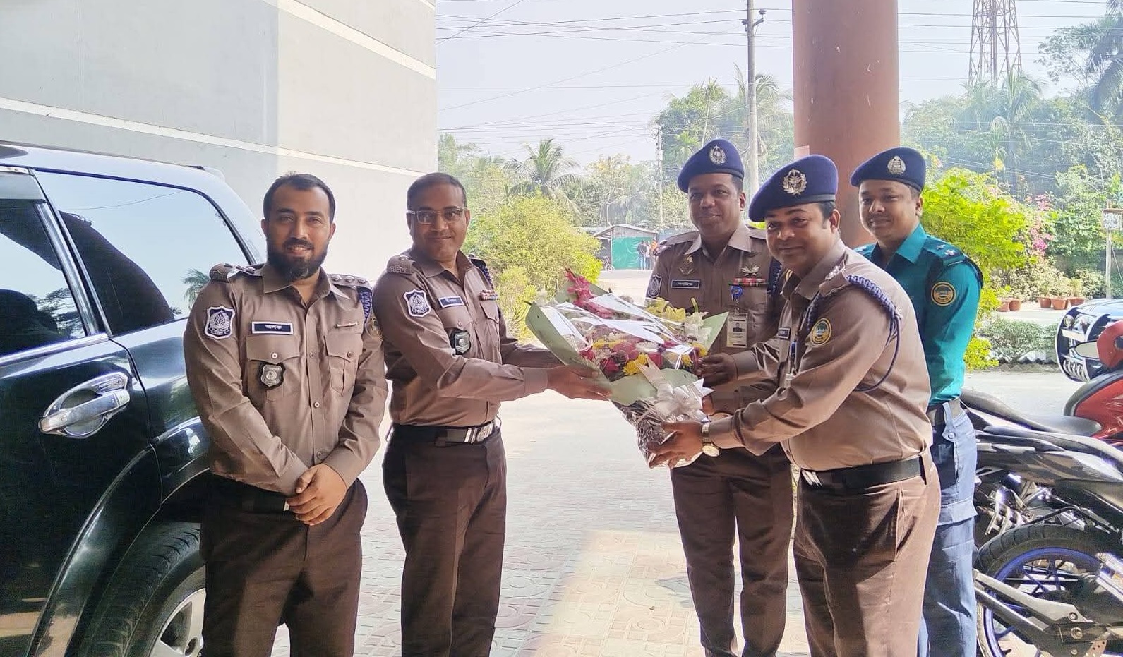 বিএমপি’র সহকারী পুলিশ কমিশনার (এয়ারপোর্ট) কার্যালয় বার্ষিক পরিদর্শন