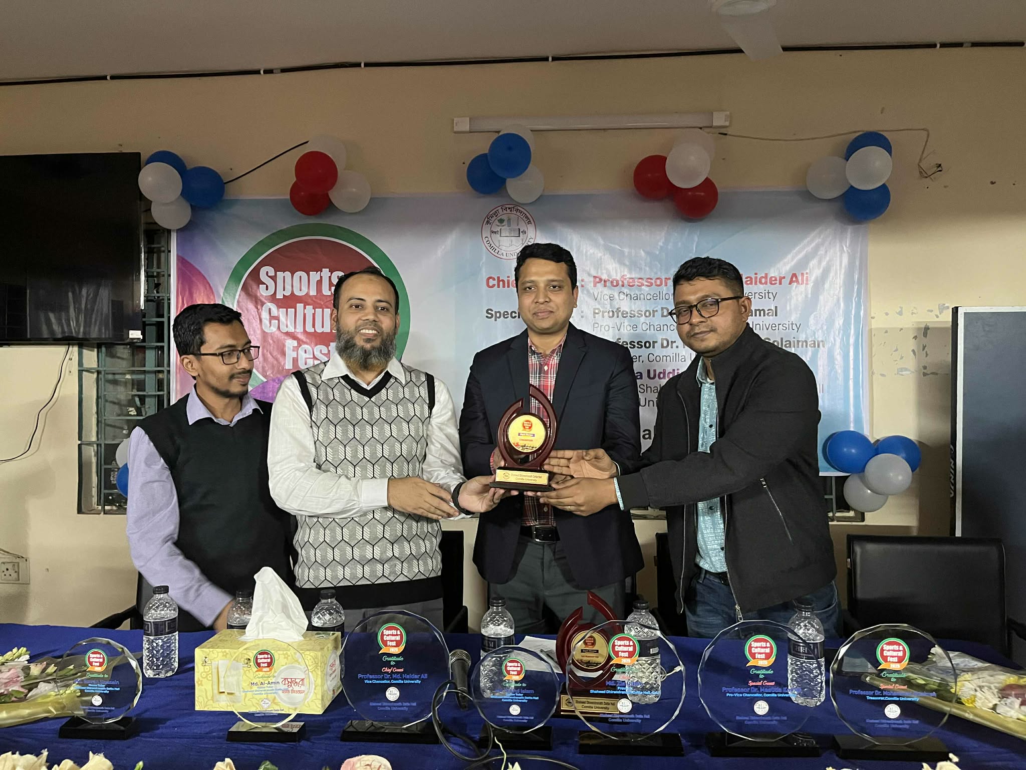 কুবির শহীদ ধীরেন্দ্রনাথ দত্ত হলের ক্রীড়া সপ্তাহের সমাপ্তি