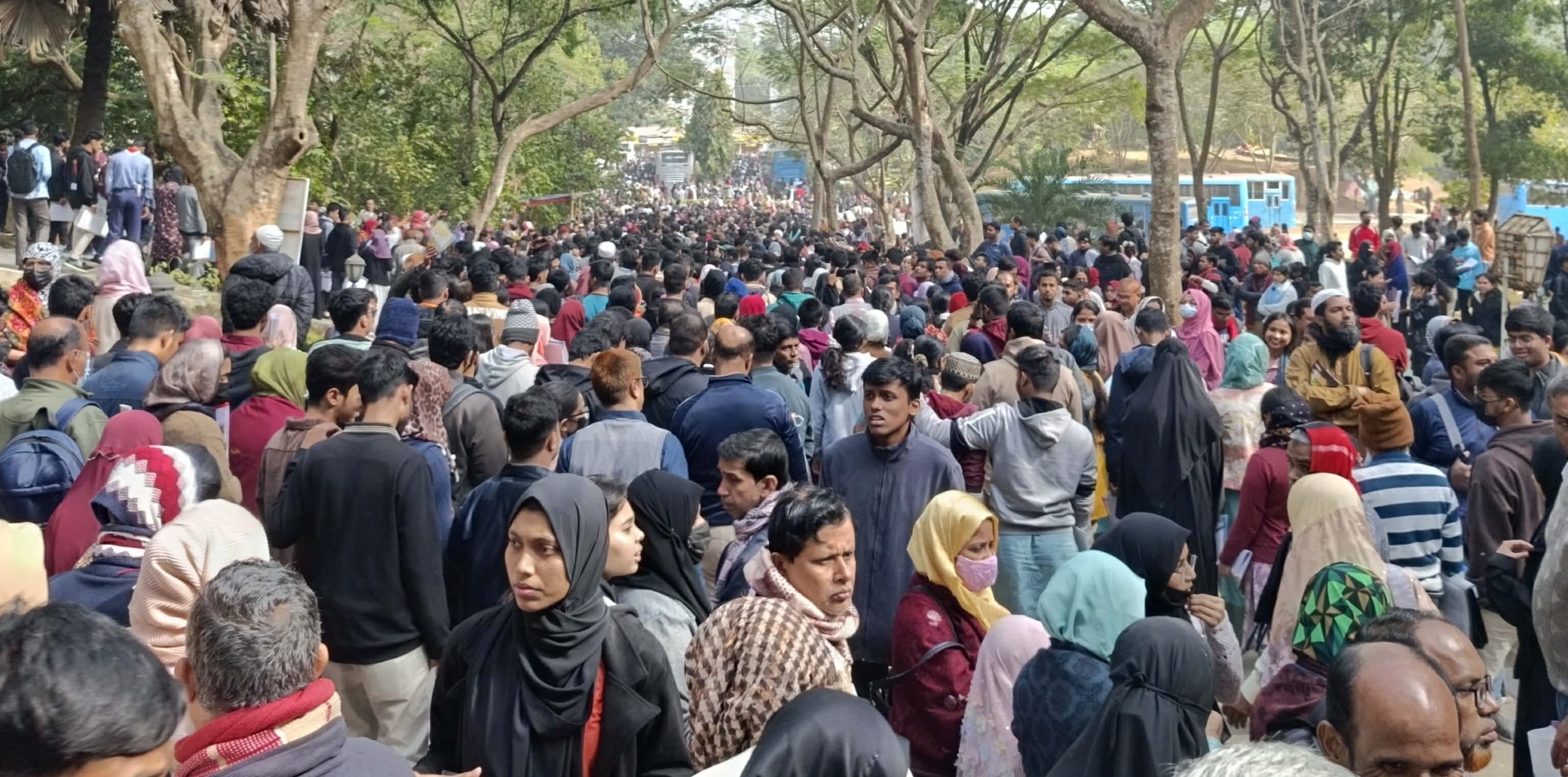কুবিতে জবির ‘এ’ ইউনিটের ভর্তি পরীক্ষা অনুষ্ঠিত