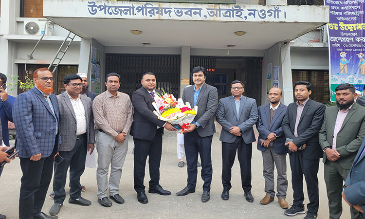 আত্রাইয়ে নতুন ইউএনও হিসেবে যোগ দিলেন শেখ মো. আলাউল ইসলাম