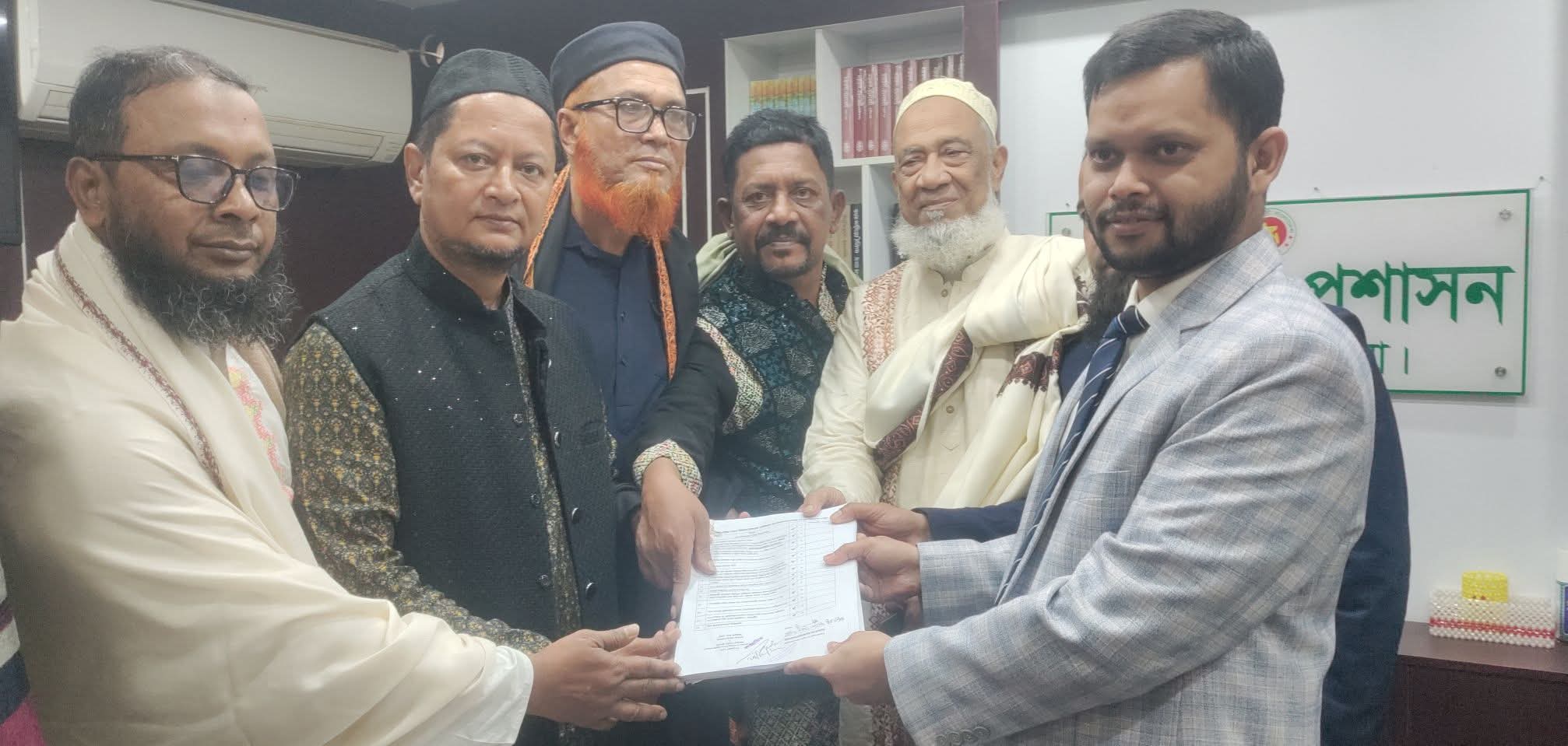 ভোলা -৩ আসনে বিএনপির মনোনীত প্রার্থীর পক্ষে মনোনয়নপত্র দাখিল