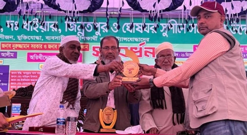দেবিদ্বারে পাঁচ গ্রামের উদ্যোগে গুণীজন, মুক্তিযোদ্ধা ও রেমিট্যান্স যোদ্ধাদের সংবর্ধনা অনুষ্ঠান