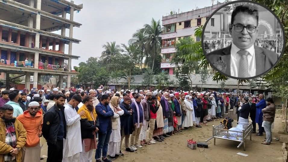মুরাদনগরে সাংবাদিক মনির খান মারা গেছেন