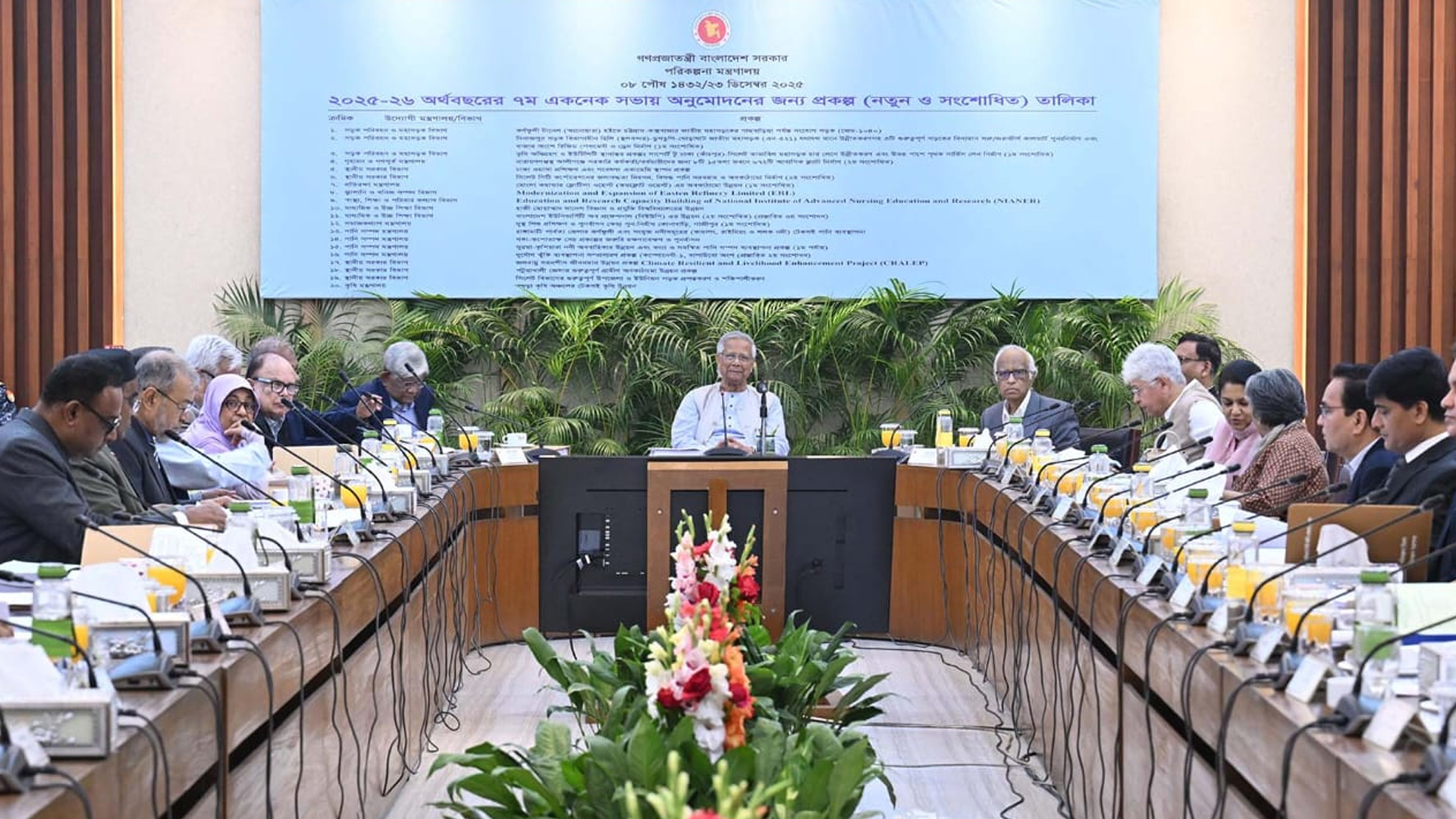 একনেকে ২২ প্রকল্প অনুমোদন