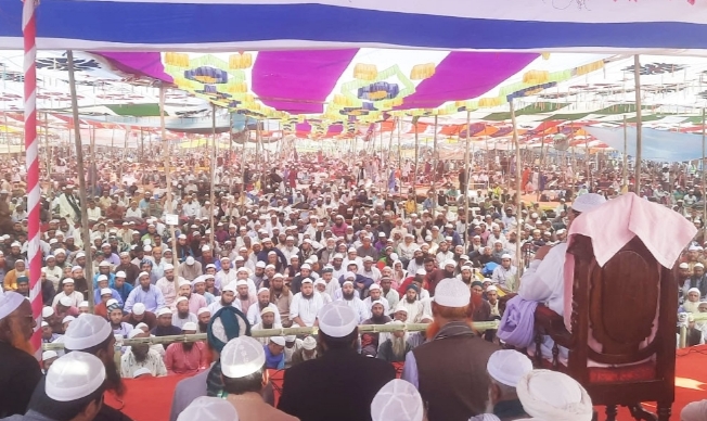 কুড়িগ্রামে শুরু হ‌লো ৩ দিনব্যাপী ইজতেমা