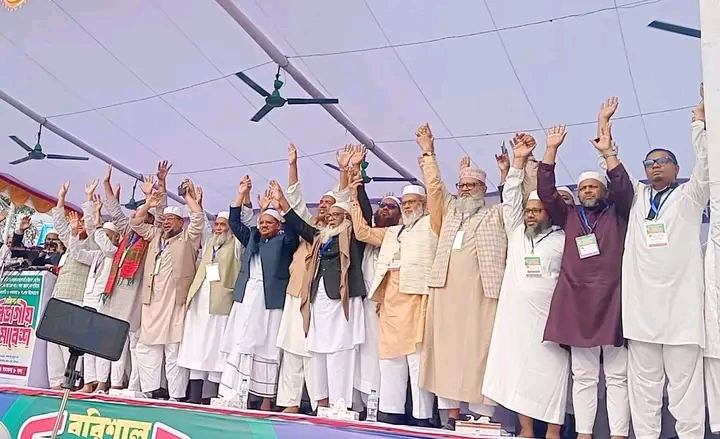 বরিশালে লাখো জনতার ঢলে বরিশাল বিভাগীয় সমাবেশ অনুষ্ঠিত