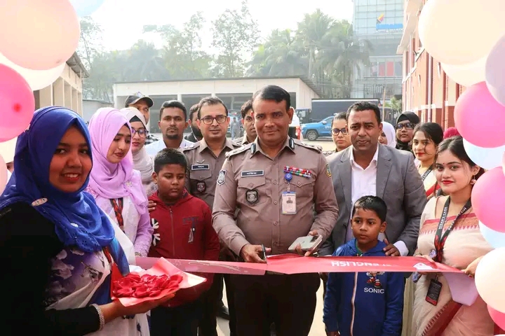 বরিশাল বিএমপি পুলিশ নারী কল্যাণ সমিতি (পুনাক), এর শুভ উদ্বোধন।