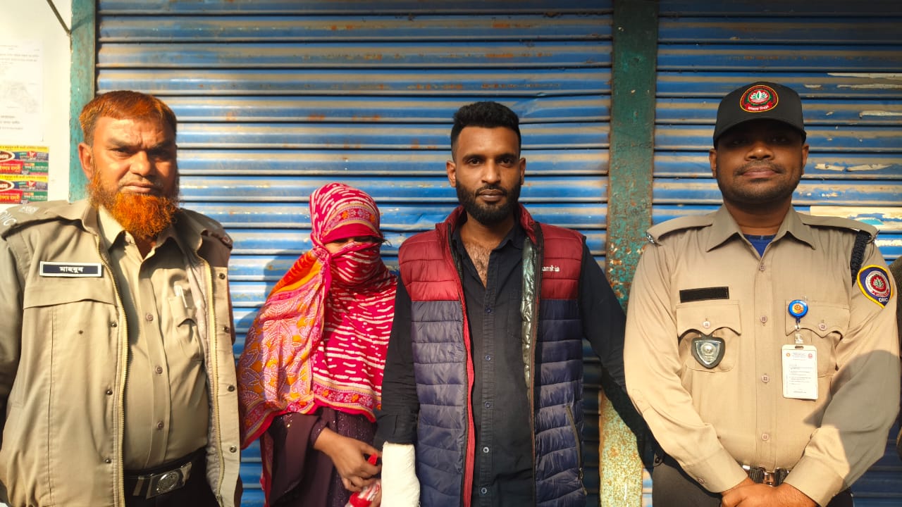 গুরুদাসপুরে ইয়াবাসহ স্বামী-স্ত্রী আটক