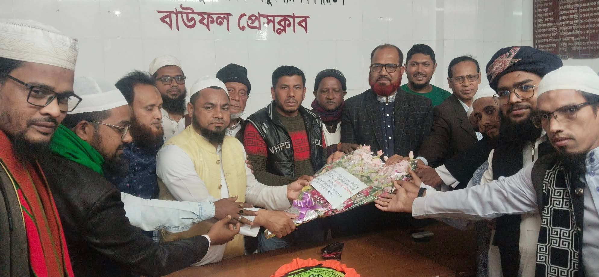 বাউফল প্রেসক্লাবের নবনির্বাচিত কমিটির সঙ্গে ইসলামী যুব আন্দোলনের শুভেচ্ছা বিনিময়