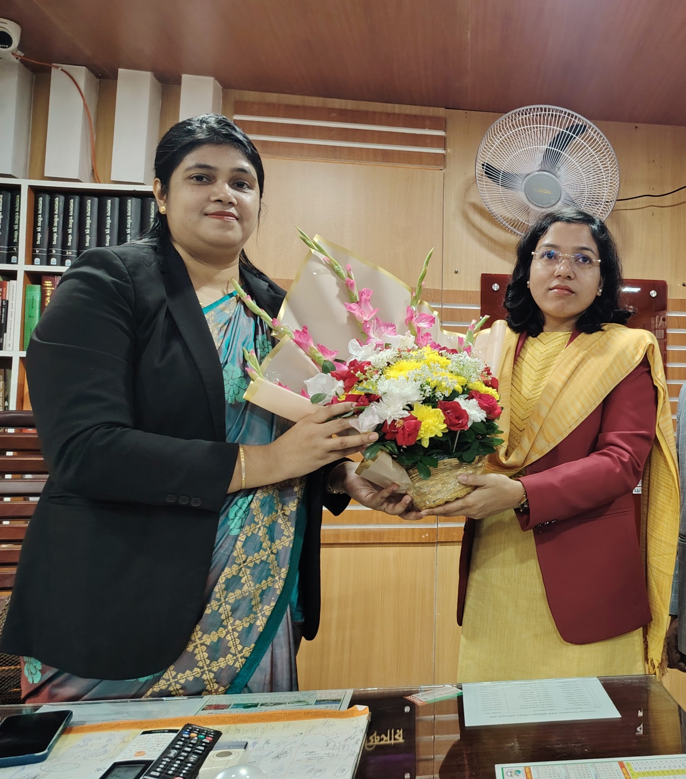 লোহাগড়ায় নবাগত উপজেলা নির্বাহী কর্মকর্তার যোগদান