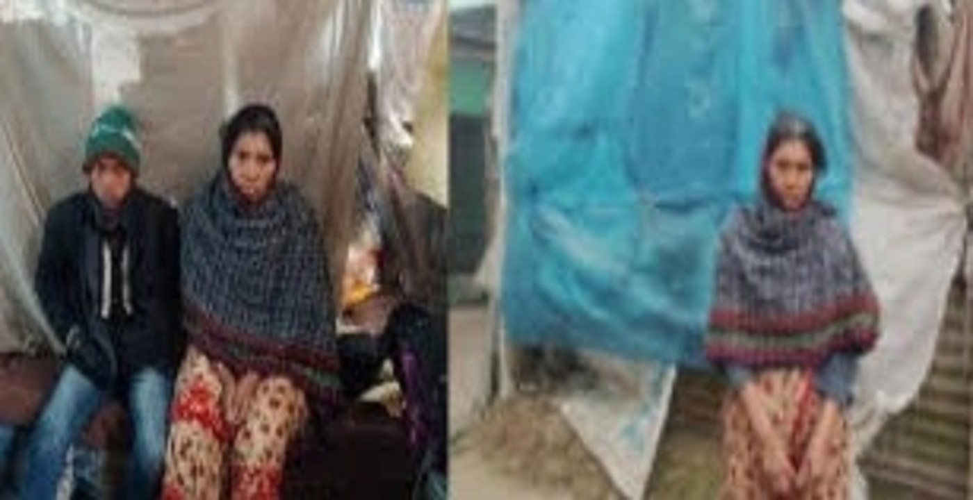 ১১–১২ ডিগ্রিতে নেমে যাওয়া তাপমাত্রা, কুড়িগ্রামে পলিথিনের ঘরে মানবেতর দিন