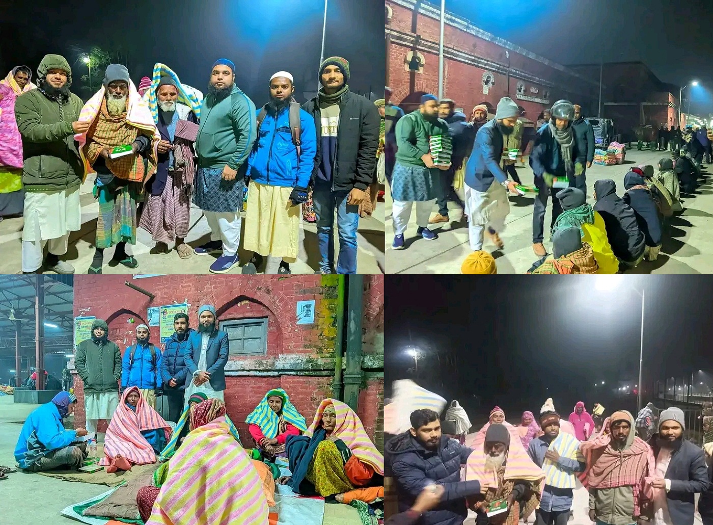 থার্টি ফার্স্ট নাইটে শীতার্ত সুবিধাবঞ্চিতদের মাঝে ‘রূপসী নওগাঁ’