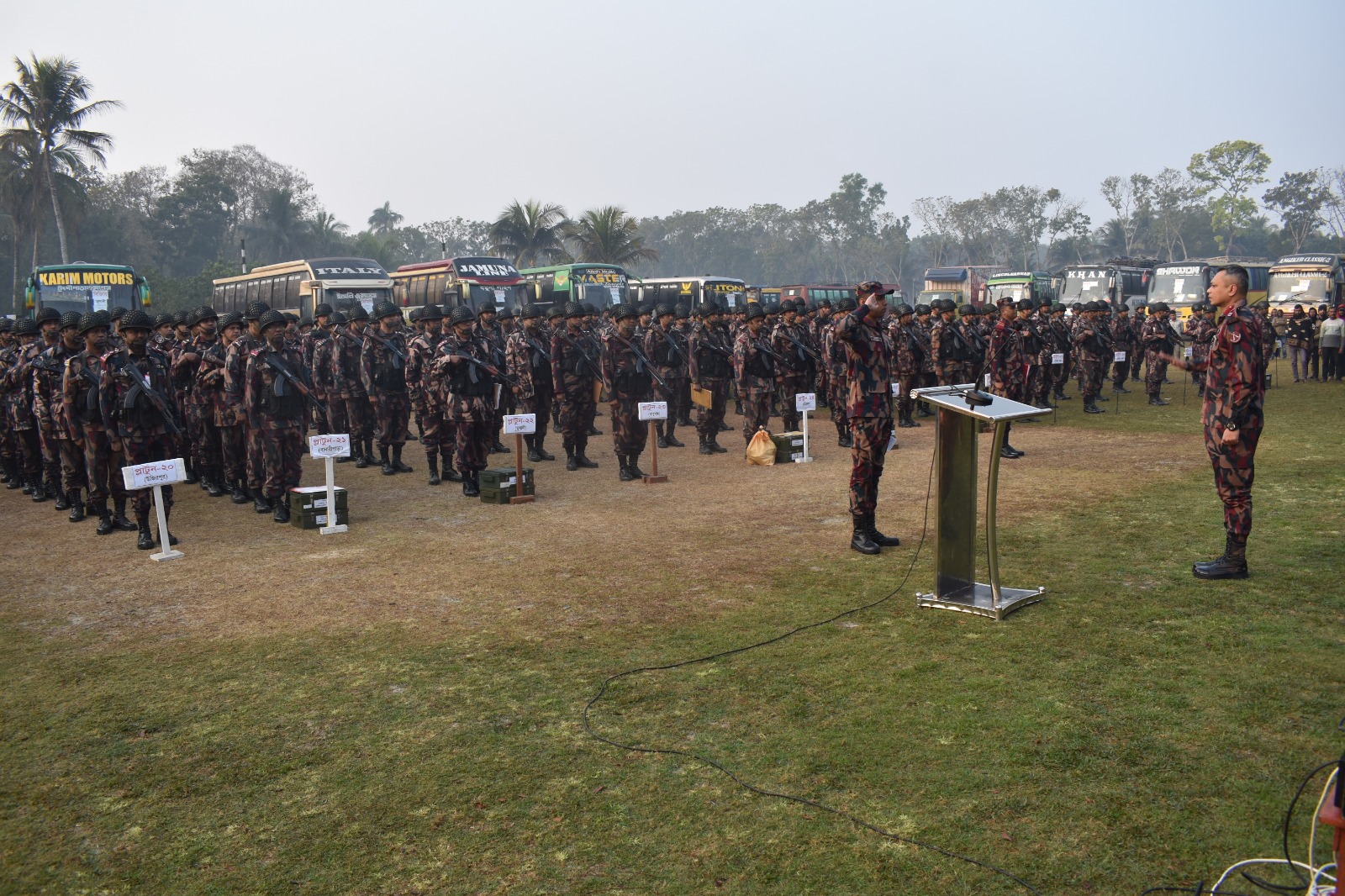 আসন্ন নির্বাচন অবাধ, সুষ্ঠু ও নিরপেক্ষ করতে কঠোর অবস্থানে (বিজিবি)