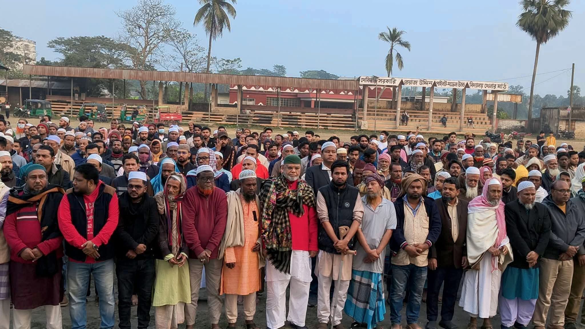 দেবিদ্বারে সাবেক প্রধানমন্ত্রী বেগম খালেদা জিয়ার গায়েবানা জানাযা অনুষ্ঠিত