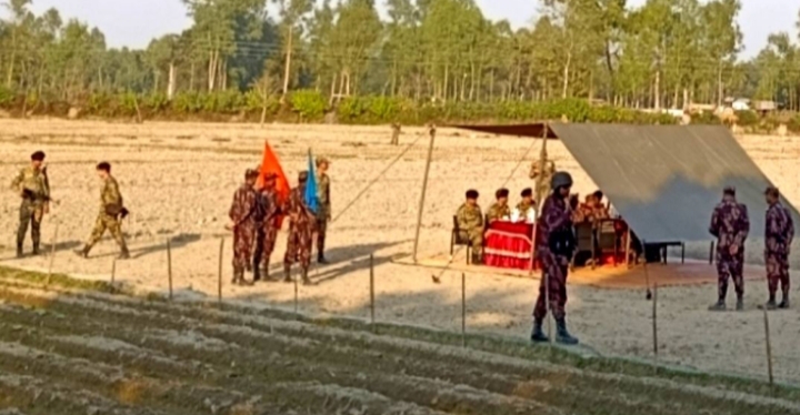 নতুন করে সড়ক নির্মাণ না করার সিদ্ধান্ত:বিজিবি–বিএসএফ পতাকা বৈঠক