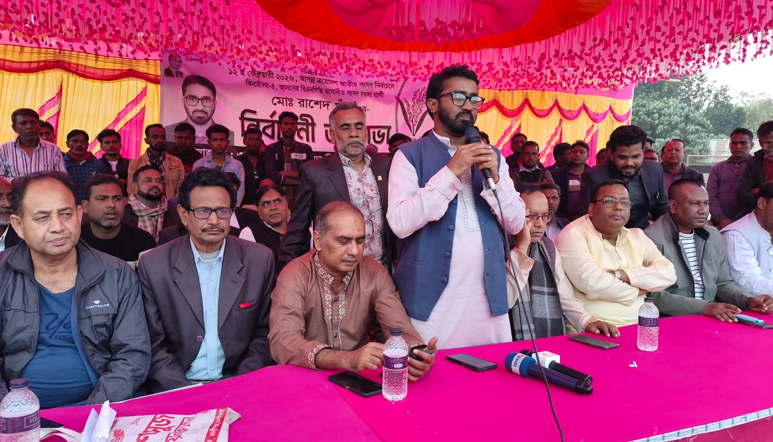 নির্বাচিত হলে ঝিনাইদহ-৪ মডেল আসনে রুপান্তিত হবে: রাশেদ খাঁন