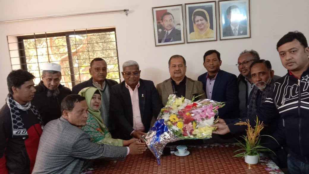 গৌরনদী প্রেসক্লাবের উপদেষ্টা কে নবনির্বাচিত কমিটির শুভেচ্ছা