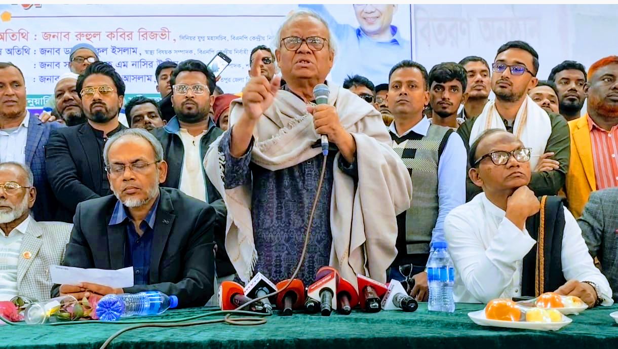সরকার জুলাই সনদ বাস্তবায়নে ব্যস্ত!অবৈধ অস্ত্র উদ্ধারে ব্যর্থ: রিজভী