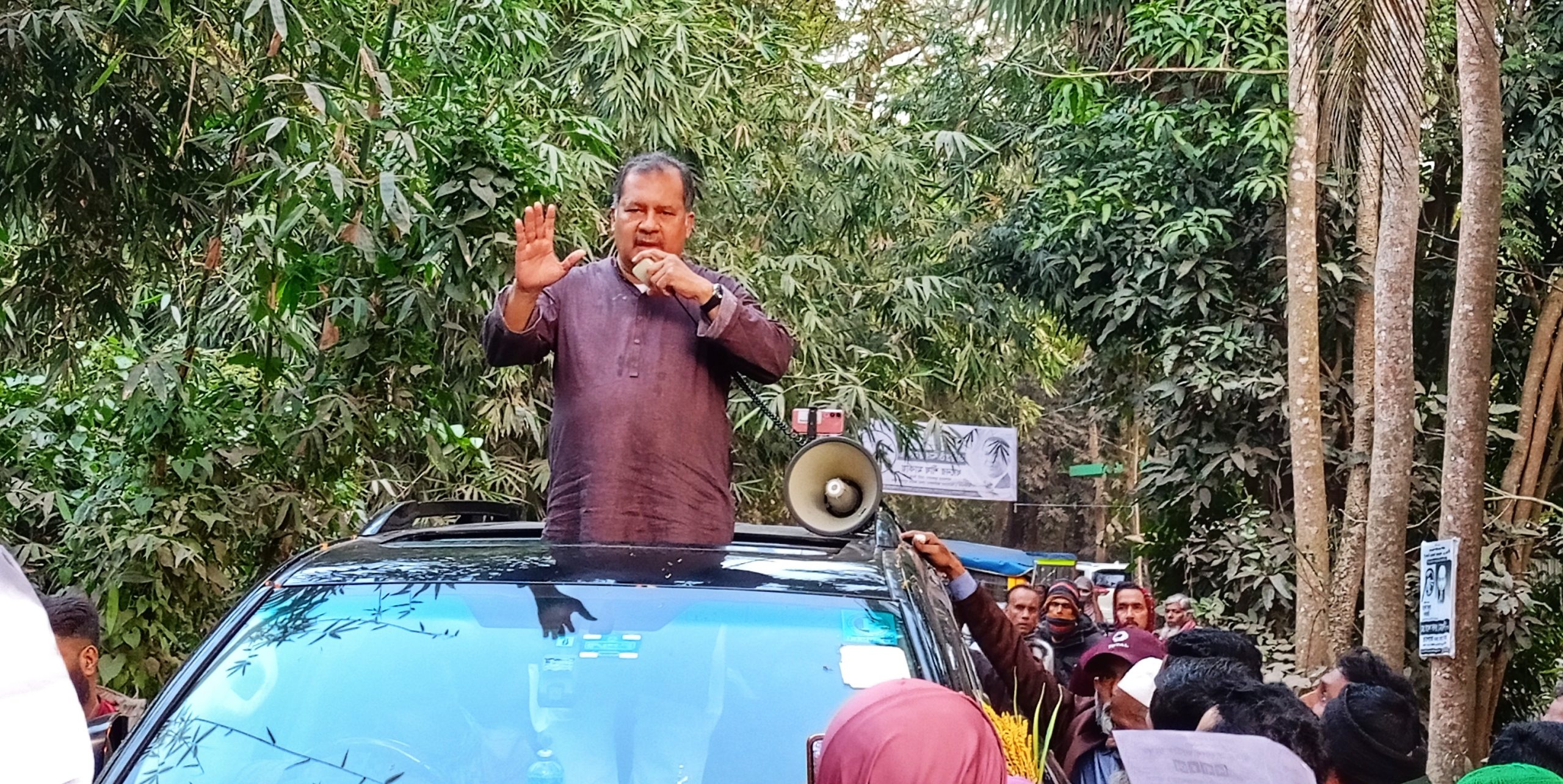 আগৈলঝাড়ার গৈলা ইউনিয়নে গণসংযোগ ও লিফলেট বিতরণে ব্যাপক সাড়া ধানের শীষে ঐক্যের বার্তা দিলেন জহির উদ্দিন স্বপন