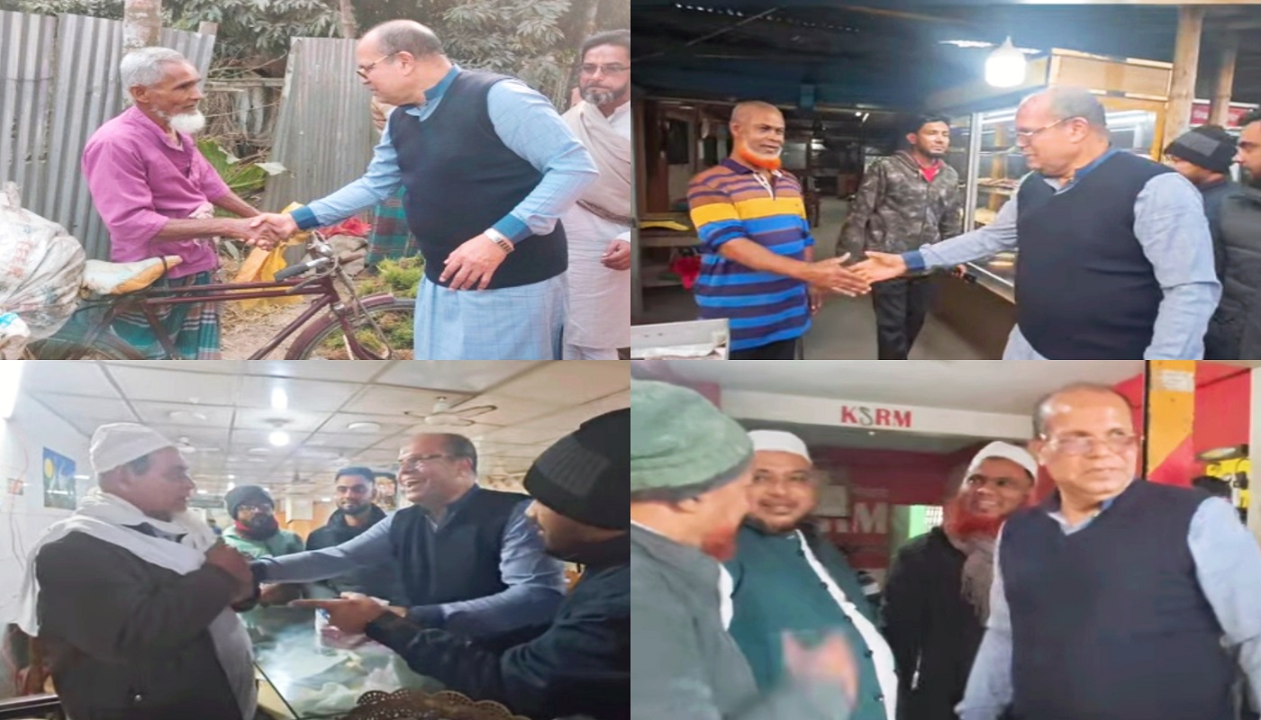 নড়াইল ২ আসনে ধানের শীষের প্রার্থী ড. ফরিদুজ্জামান ফরহাদের দিনব্যাপী গণসংযোগ