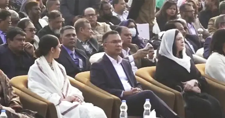 নাগরিক শোকসভায় সপরিবারে যোগ দিয়েছেন তারেক রহমান
