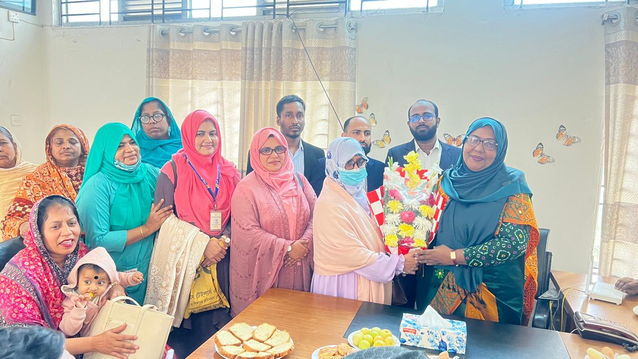গোড়ান আলী আহমদ স্কুল এন্ড কলেজের স্বপদে অধ্যক্ষ নাসিমা পারভীন যোগদান