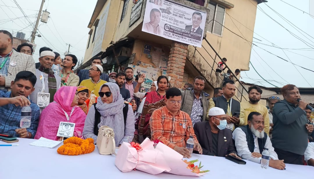 গাজীপুর মহানগর কোনাবাড়ী হরিণাচালায় ধানের শীষের মতবিনিময় ও উঠান বৈঠক অনুষ্ঠিত