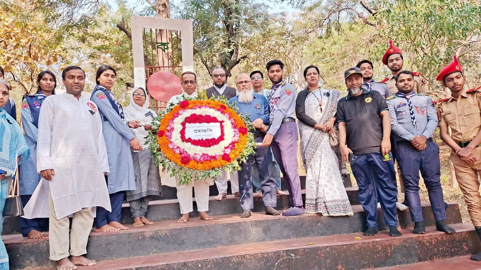 সিলেটের মুরারিচাঁদ (এমসি) কলেজে মহান শহিদ দিবস পালিত