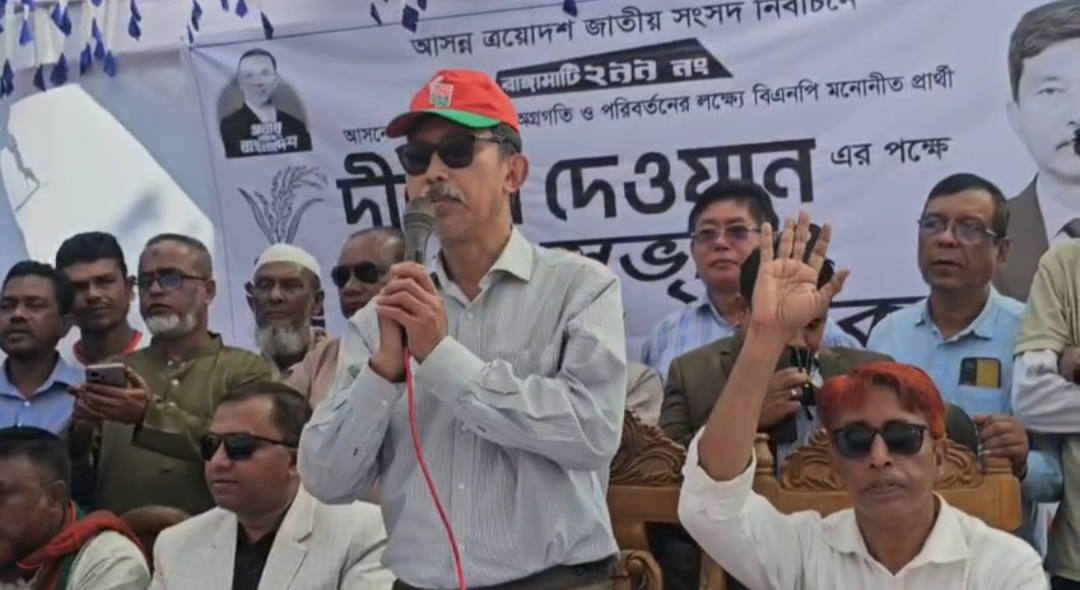 নির্বাচনে বিজয়ী হলে রাঙামাটিতে নতুন উন্নয়নের ধারা গড়ে তুলব: দীপেন দেওয়ান