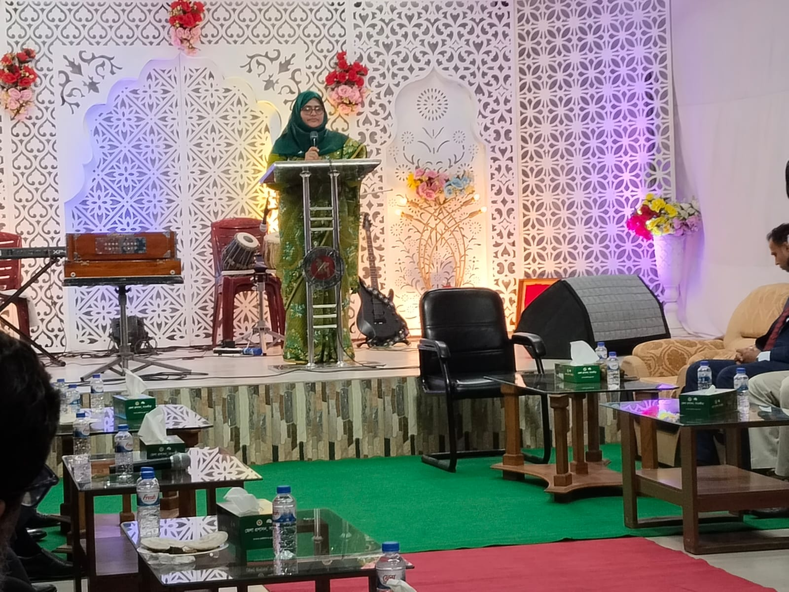 সাতক্ষীরা জেলা প্রশাসকের বাংলোতে মঙ্গলবার সন্ধ্যায় নির্বাচন পরবর্তী মতবিনিময় সভা অনুষ্ঠিত